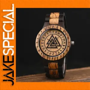 BOBO BIRD Men's Viking Wooden Wristwatch