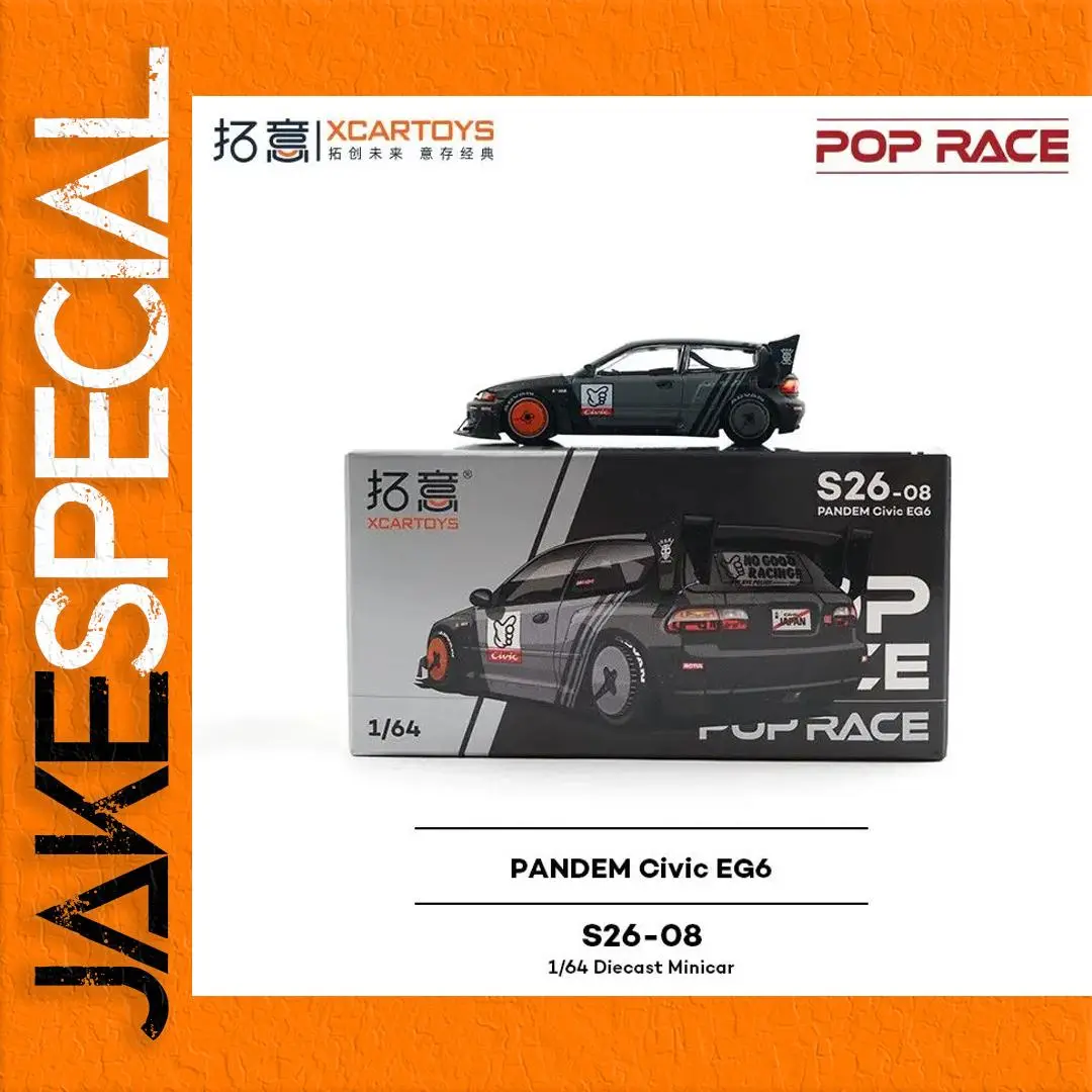 PANDEM Civic EG6 1:64 Scale Diecast Model 1 PANDEM Civic EG6 1:64 Scale Diecast Model