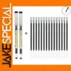 Fine Gel Pen Set with 2 Pens and 10 Refills