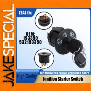 ZEAL fix Lawn Mower Ignition Switch with Keys