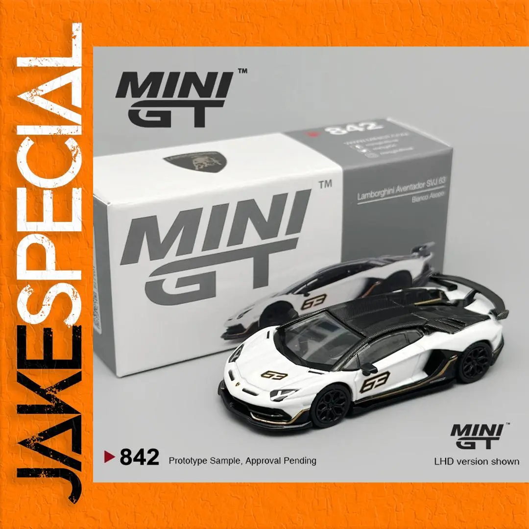 1:64 Scale Lamborghini Aventador SVJ 63 Model 1 1:64 Scale Lamborghini Aventador SVJ 63 Model