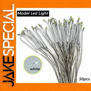 Set of 50 Miniature Street Lampposts with LEDs