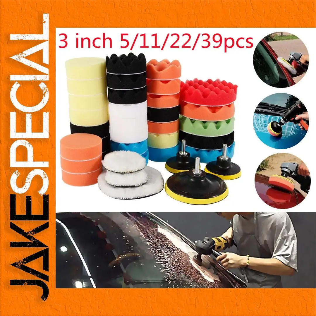 Car Polishing Pads Kit - 5 to 39 Pieces 1 Car Polishing Pads Kit - 5 to 39 Pieces