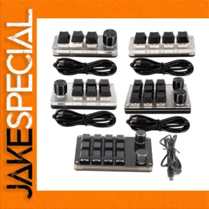 Red Switch Macro Keypad for Laptops and Desktops