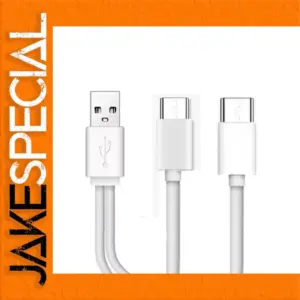 Easy Carry USB Male to Dual Type C Cable