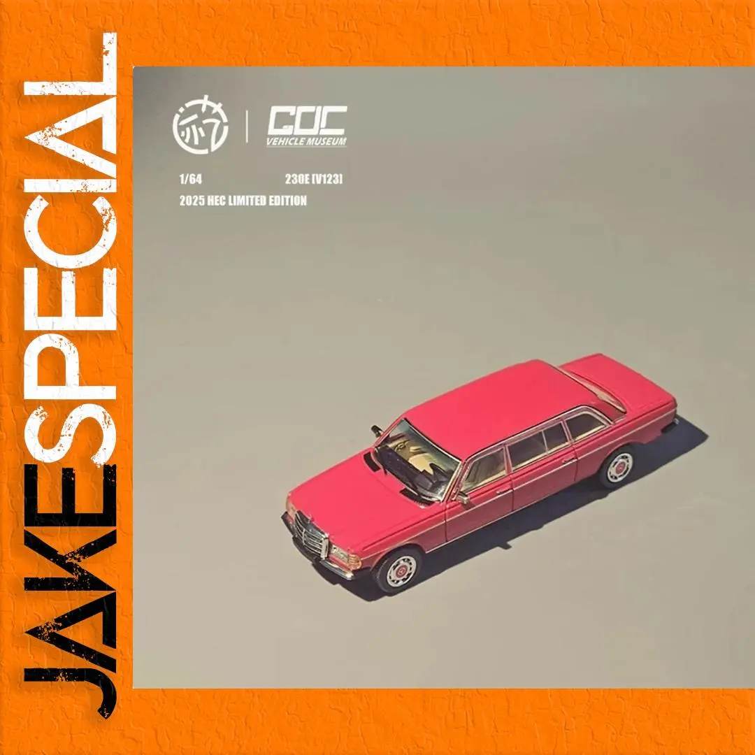 GOC&JiYi 1:64 HEC Limousine Model in Red 1 GOC&JiYi 1:64 HEC Limousine Model in Red