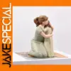 Mother and Child Hand-Painted Resin Figurine