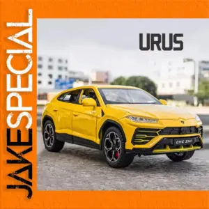 1:24 Scale Lamborghini Urus Model Car in Yellow