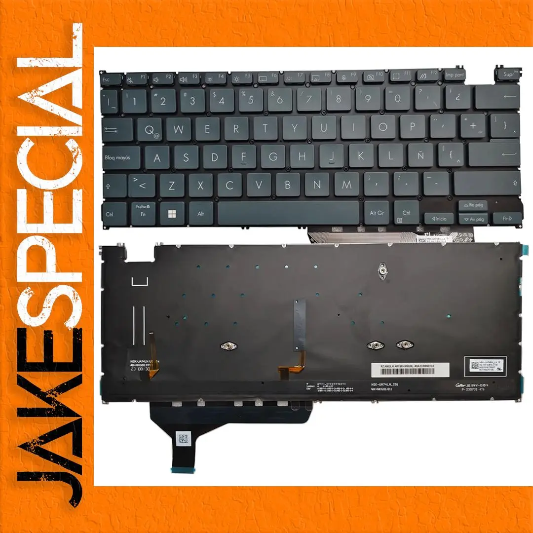 Asus Zenbook 14 OLED Replacement Keyboard 1 Asus Zenbook 14 OLED Replacement Keyboard