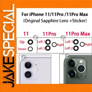 Sapphire Lens Set for iPhone Rear Cameras