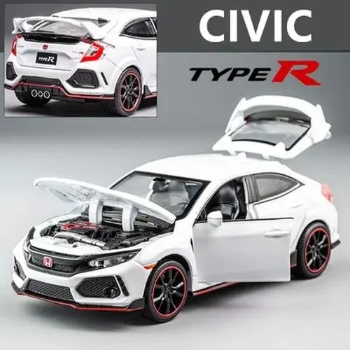 Honda Civic Type-R 1:32 Diecast Model Car 13 Honda Civic Type-R 1:32 Diecast Model Car - Image 13