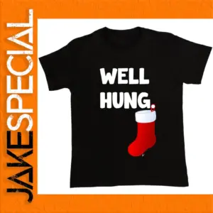Well Hung Christmas Humor T-shirt