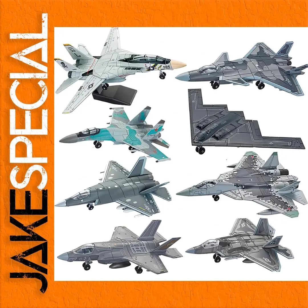 Military Fighter Model Collection with B-2 and F-14 1 Military Fighter Model Collection with B-2 and F-14