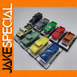 1:64 Scale Diecast Ford and GMC Truck Set