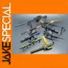 8-Piece Military Toy Firearm Model Set