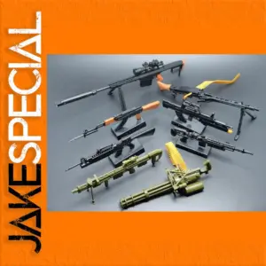 8-Piece Military Toy Firearm Model Set
