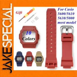 Vibrant Red Replacement Strap for DW5600/5000