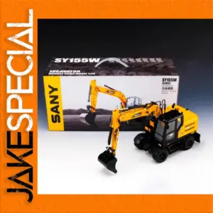 SANY SY155W 1:25 Scale Wheeled Excavator Model