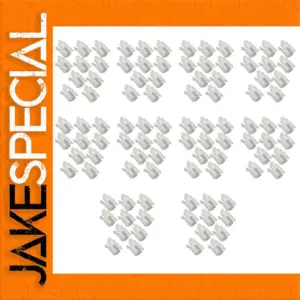 100 White Clutch Cylinder Clips for Citroen & Peugeot