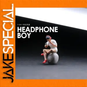 Headphone Boy Miniature Figure Model 1:64 Scale
