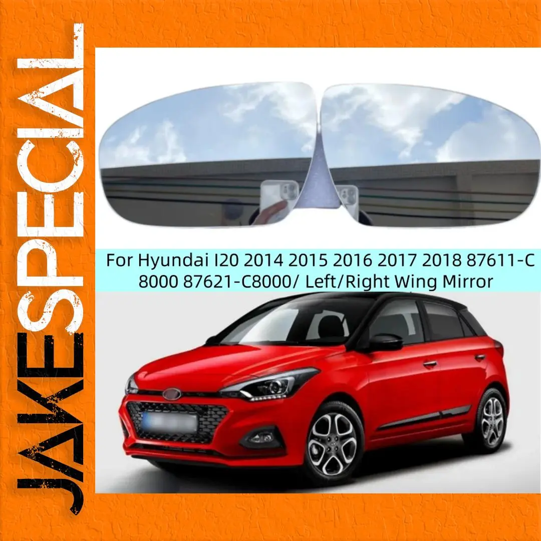 Hyundai I20 Convex Rearview Mirror Lens Set 1 Hyundai I20 Convex Rearview Mirror Lens Set