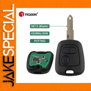 Peugeot Citroen Remote Key with ID46 Chip