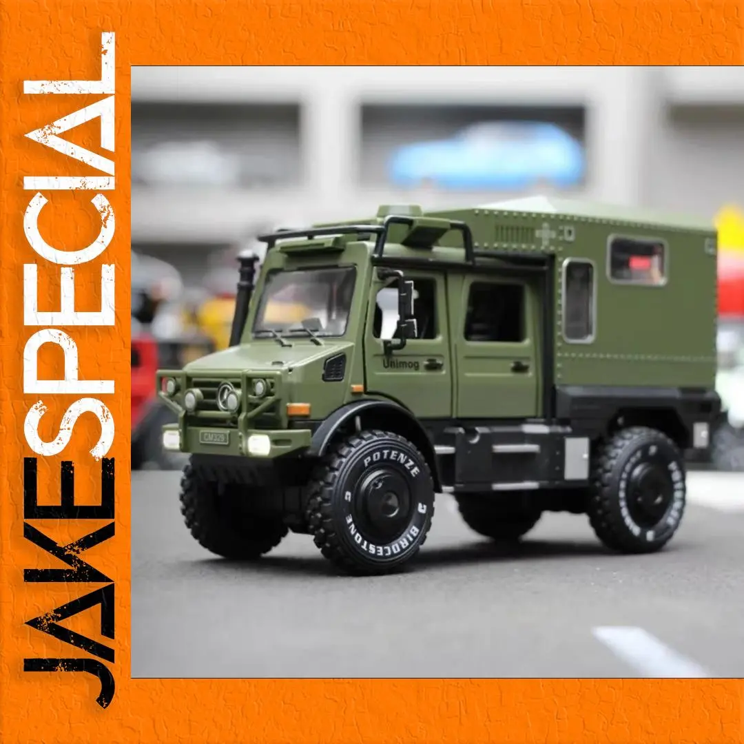 1:28 Scale Mercedes-Benz Unimog Diecast Model 1 1:28 Scale Mercedes-Benz Unimog Diecast Model