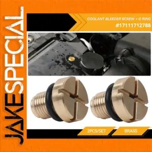 Brass Coolant Bleeder Screw Set for BMW