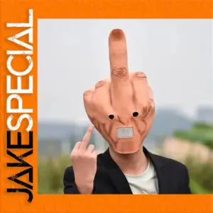 Middle Finger Full Head Halloween Mask