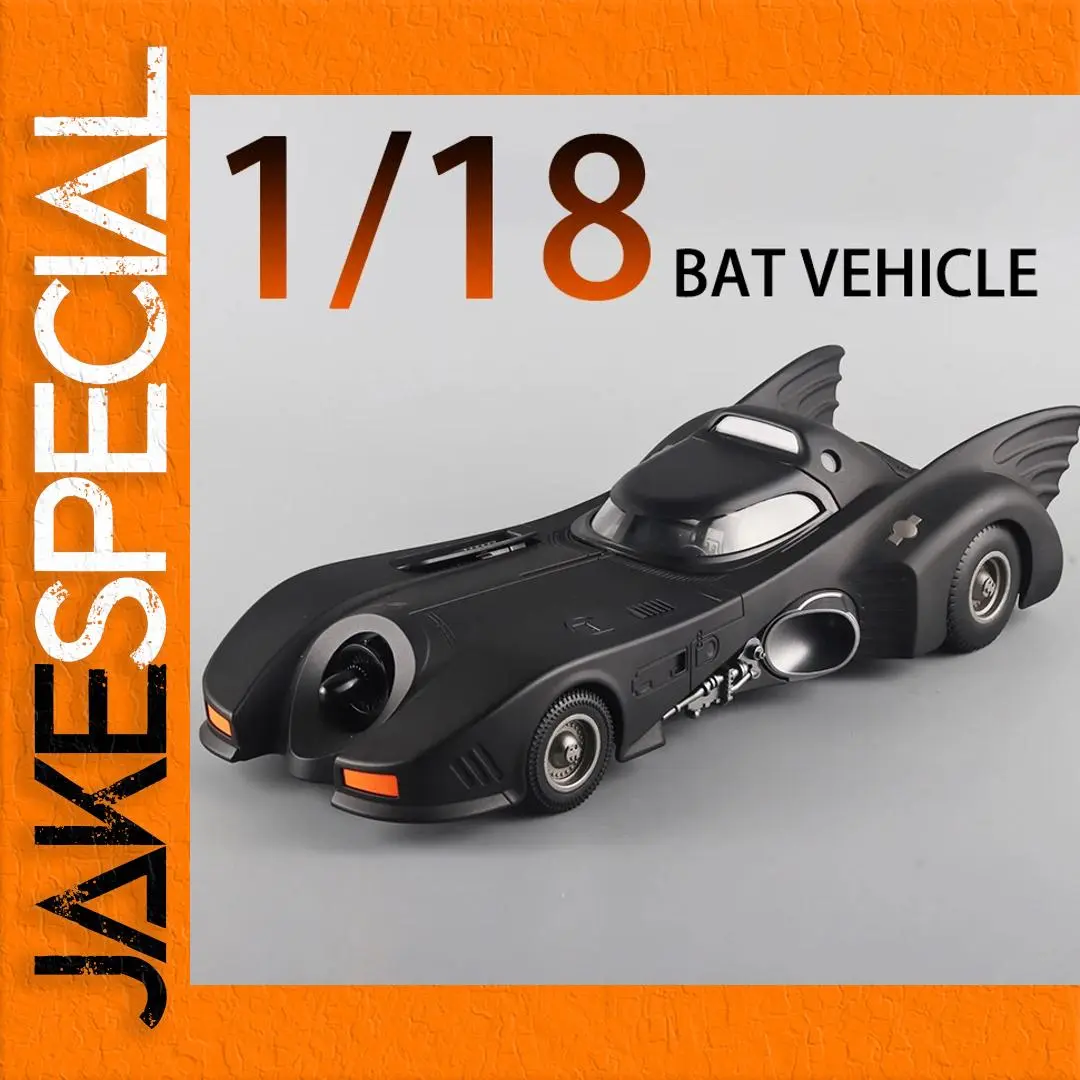 1/18 Scale Black Diecast Batmobile Model 1 1/18 Scale Black Diecast Batmobile Model