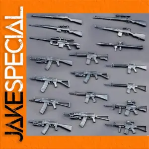 18pcs Model Gun Set for 1/6 Scale Figures
