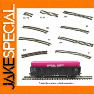 HO Scale 1:87 Train Track Model Piece