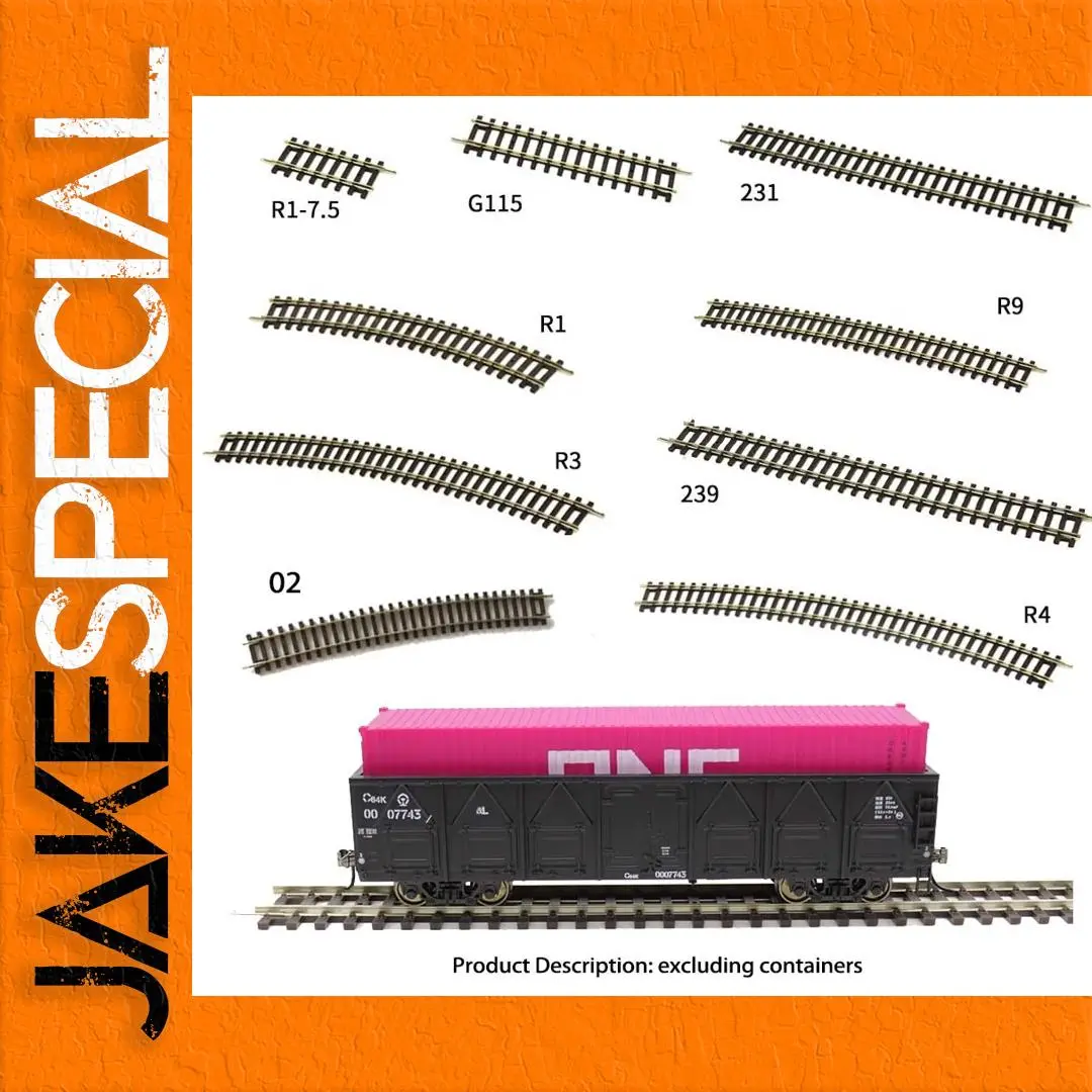 HO Scale 1:87 Train Track Model Piece 1 HO Scale 1:87 Train Track Model Piece