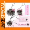 Fun Meme Sad Hamster Keychain Accessory