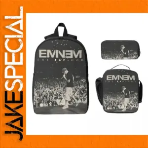 Eminem Hip-Hop 3-Piece School Bag Set