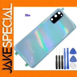 Blue Back Glass Cover for Galaxy S20 6.2"