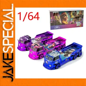 Diecast 1/64 VW T1 Tow Bread Trailer Model