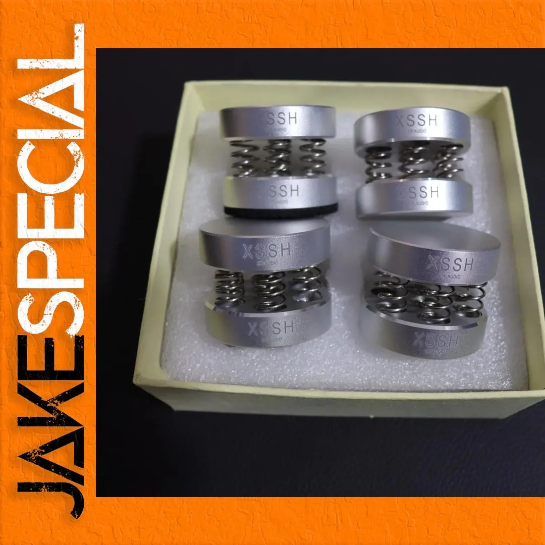Aluminum Spring Foot Pads for Audio Equipment 1 Aluminum Spring Foot Pads for Audio Equipment