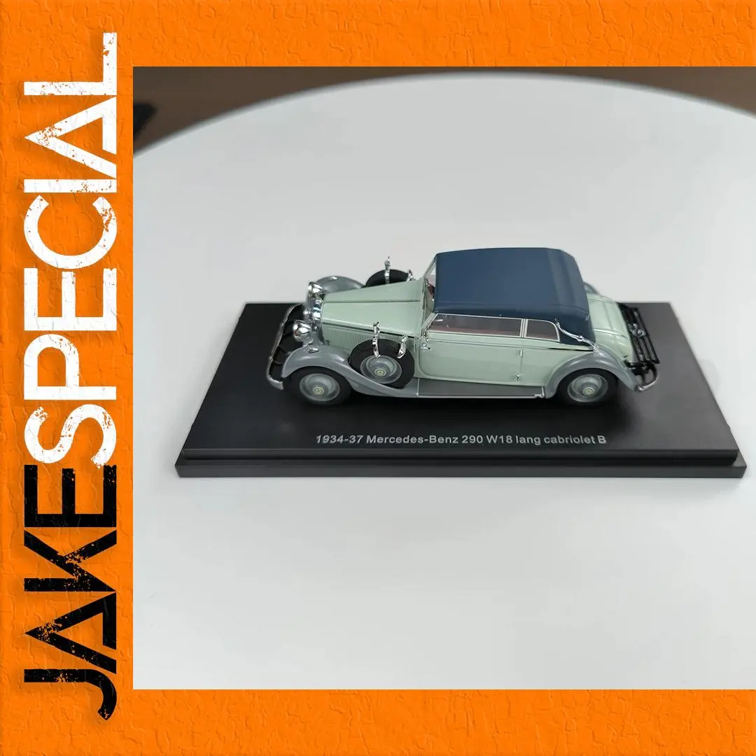 Benz 290 W18 Lang Cabriolet 1/43 Scale Model 1 Benz 290 W18 Lang Cabriolet 1/43 Scale Model