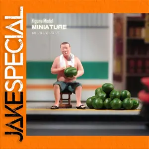Watermelon Vendor Miniature Figure Model