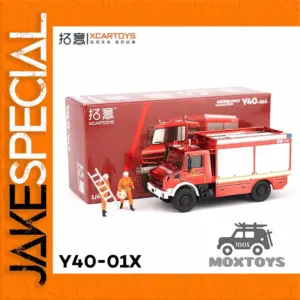 Xcartoys 1:64 Scale Unimok Fire Engine Model