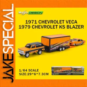 Maisto 1:64 Die-Cast Vehicle Set with Trailer
