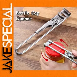 Adjustable Stainless Steel Can and Bottle Opener