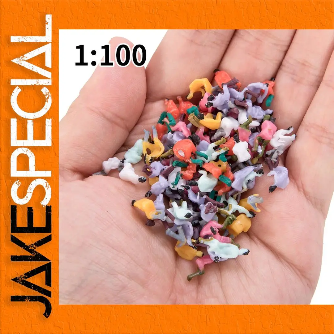 Collection of 100 Miniature Seated Figures 1 Collection of 100 Miniature Seated Figures