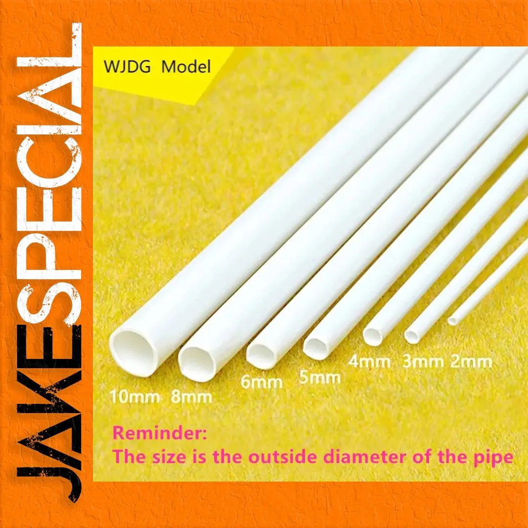 ABS Round Tube Set for DIY and Model Building 1 ABS Round Tube Set for DIY and Model Building