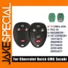 Keyless Entry Remote Key Fob for Multiple Vehicles