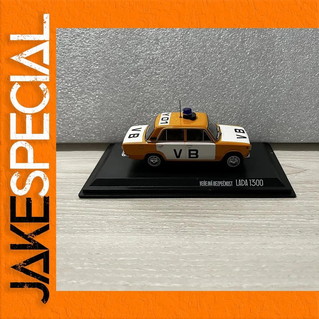 Soviet Lada 1300 VB Police Vehicle Model 1:43 1 Soviet Lada 1300 VB Police Vehicle Model 1:43