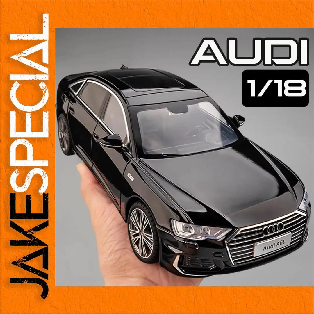 Audi A6L 1:18 Scale Diecast Model Black 1 Audi A6L 1:18 Scale Diecast Model Black