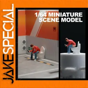 1/64 Scale Toilet Boy Figure Model