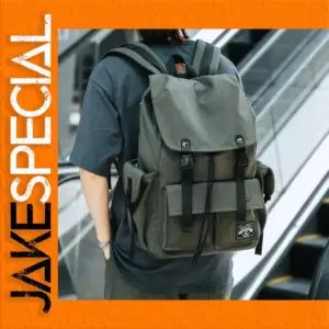 Waterproof Drawstring Backpack for 17.3-inch Laptop